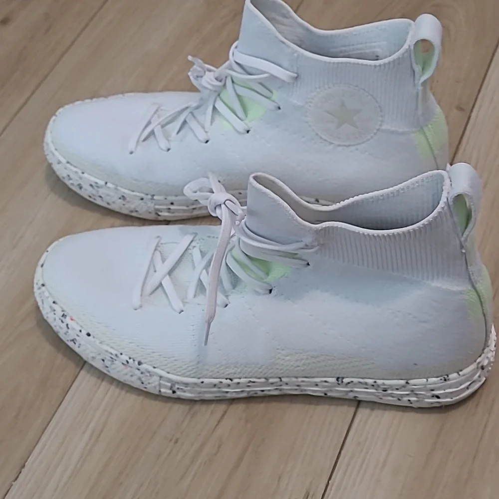 Converse Chuck Taylor All Star Crater Knit High Top White Men 10, Wom 12 - Picture 3 of 11